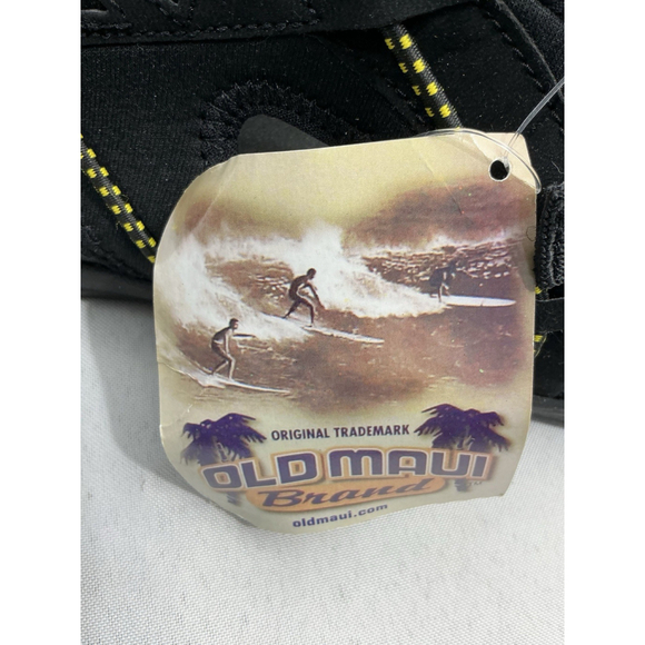 Men’s Old Maui Brand Open Toe Sandals 10 Black NWT